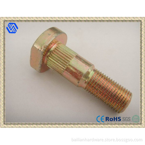 Color-Zinc Plated Outer Hexagonal Bolts Lug Bolt